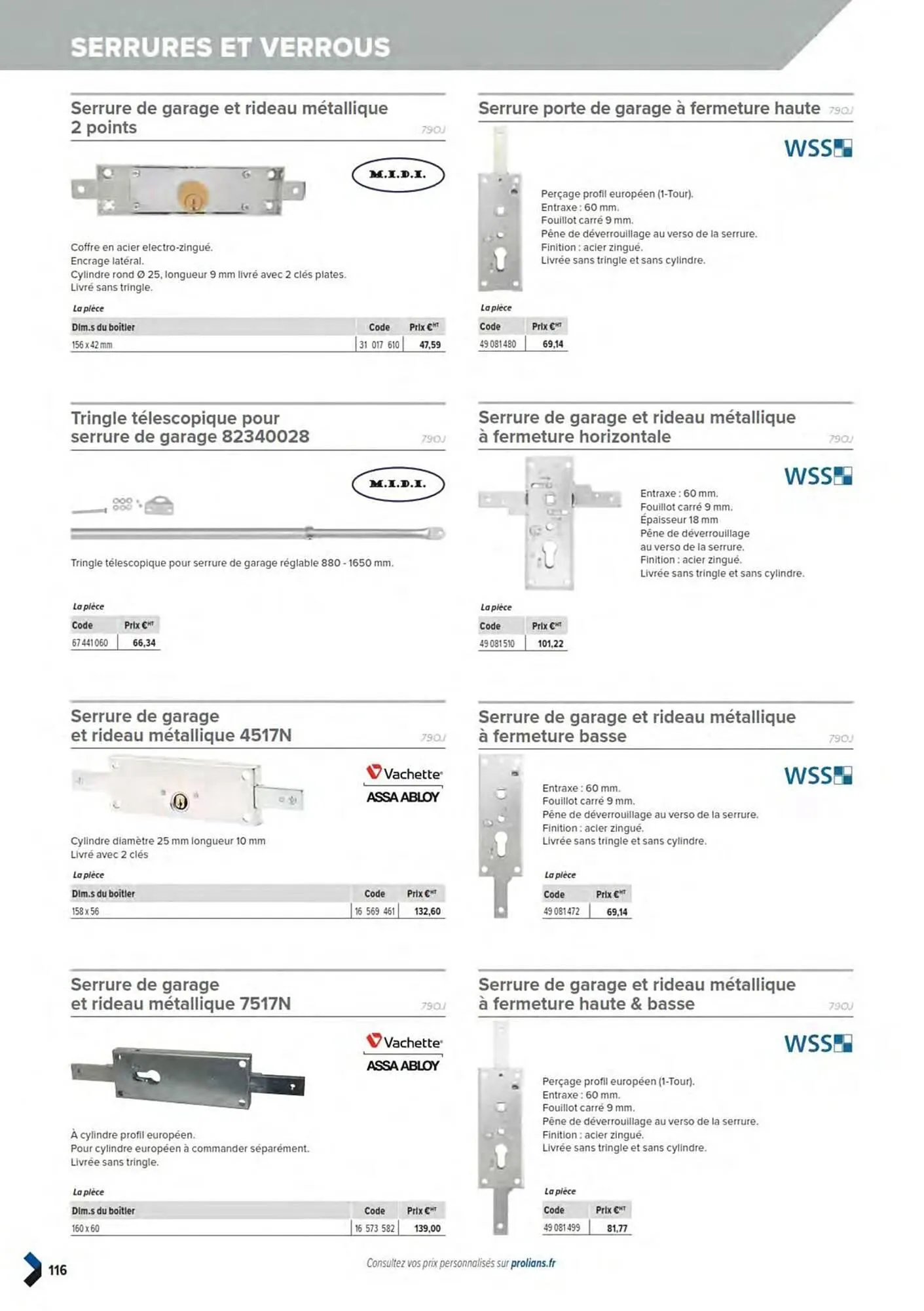 Catalogue Prolians du 11 mars au 31 décembre 2025 - Catalogue page 118