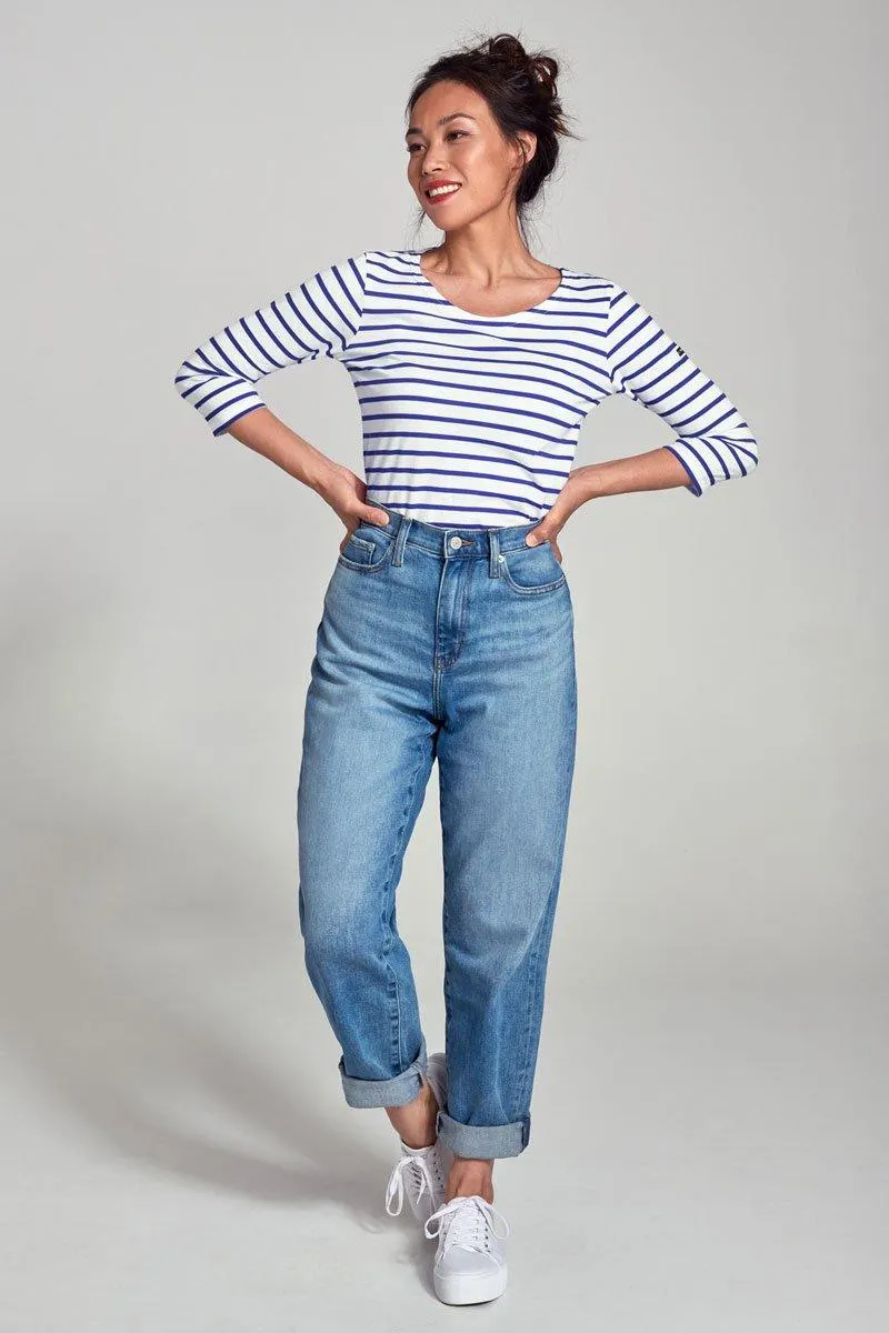 Marinière manches 3/4 - coton léger