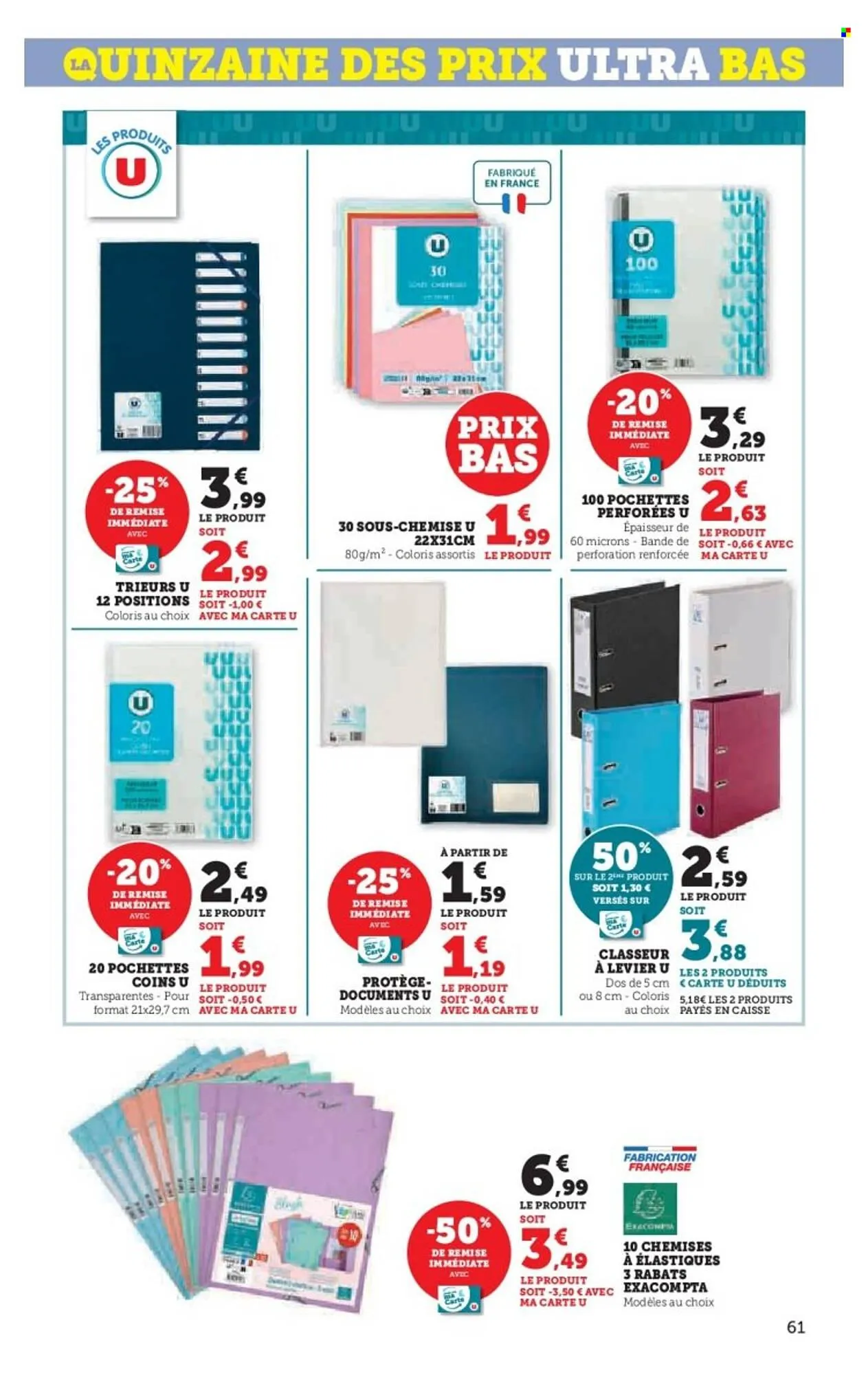 Catalogue Hyper U du 6 janvier au 18 janvier 2026 - Catalogue page 61