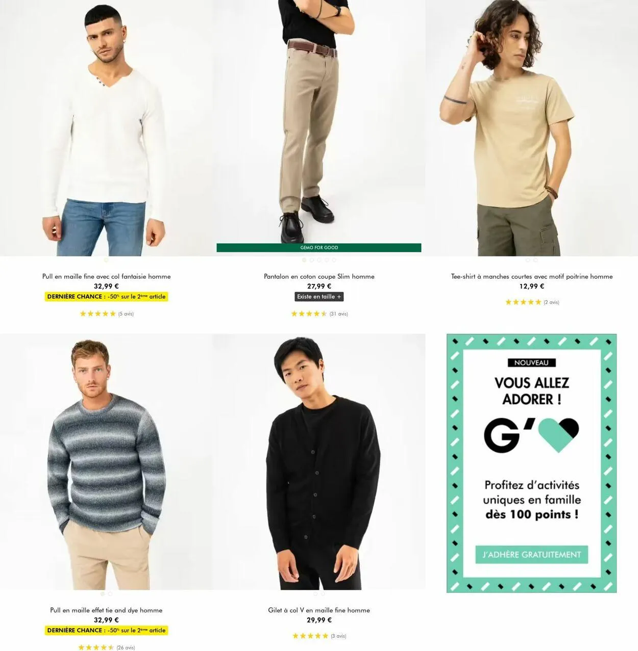 Gémo Catalogue actuel du 30 avril au 13 mai 2025 - Catalogue page 9