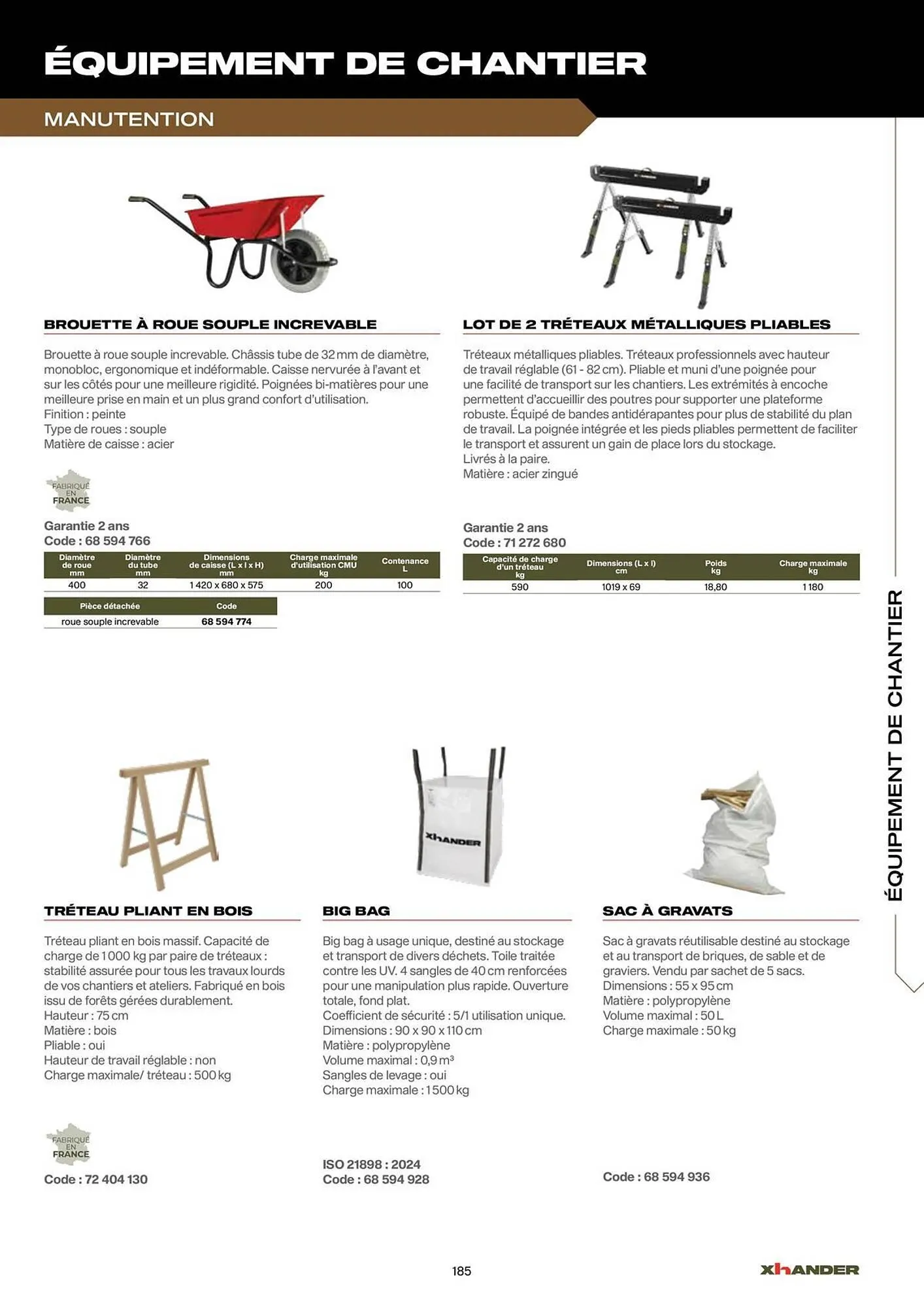 Catalogue Prolians du 2 septembre au 31 décembre 2025 - Catalogue page 185