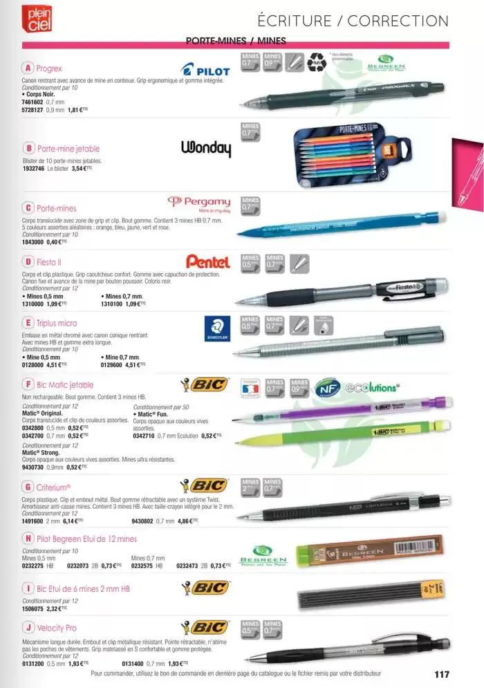 Écoles et loisirs 2025 du 1 janvier au 31 décembre 2025 - Catalogue page 117
