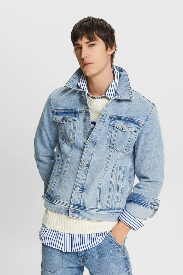 Veste camionneur en jean