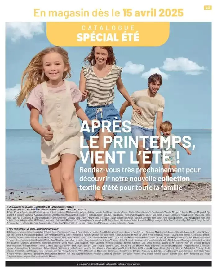 TEXTILE SPÉCIAL PRINTEMPS 2 du 1 avril au 14 avril 2025 - Catalogue page 25