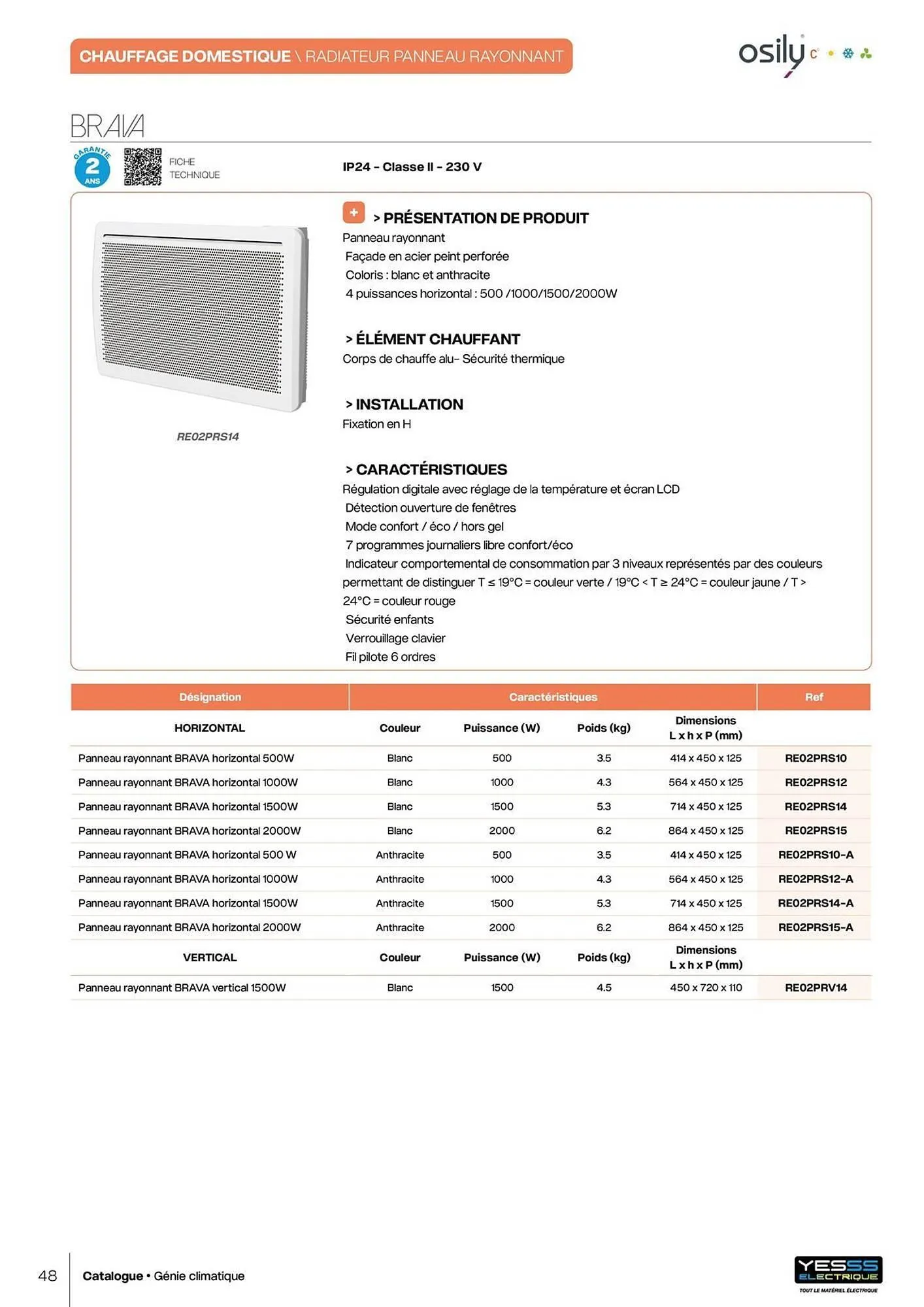 Catalogue Yesss electrique du 14 octobre au 31 décembre 2026 - Catalogue page 50