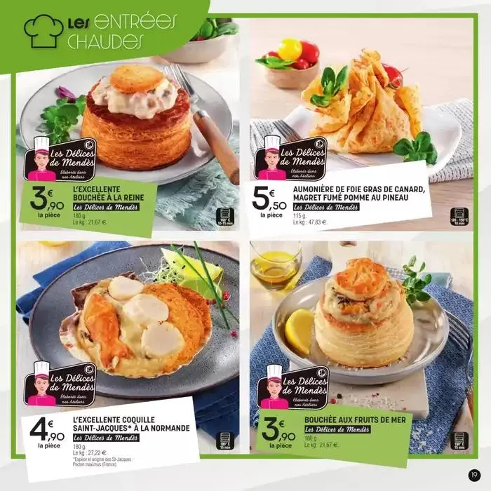 Carte traiteur permanente du 17 avril au 31 mars 2026 - Catalogue page 19