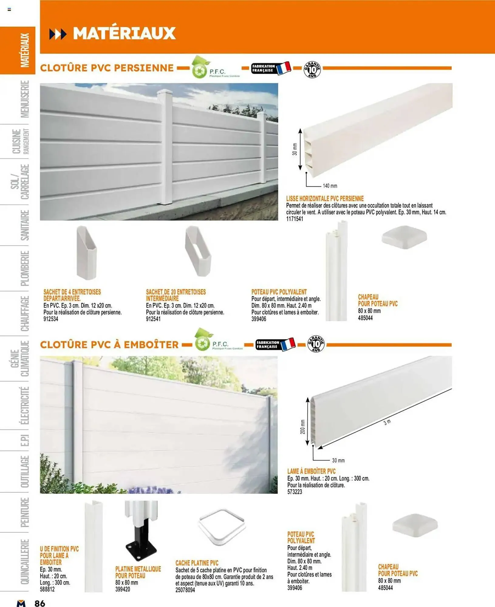 Catalogue Bricoman du 19 mars au 31 décembre 2025 - Catalogue page 86