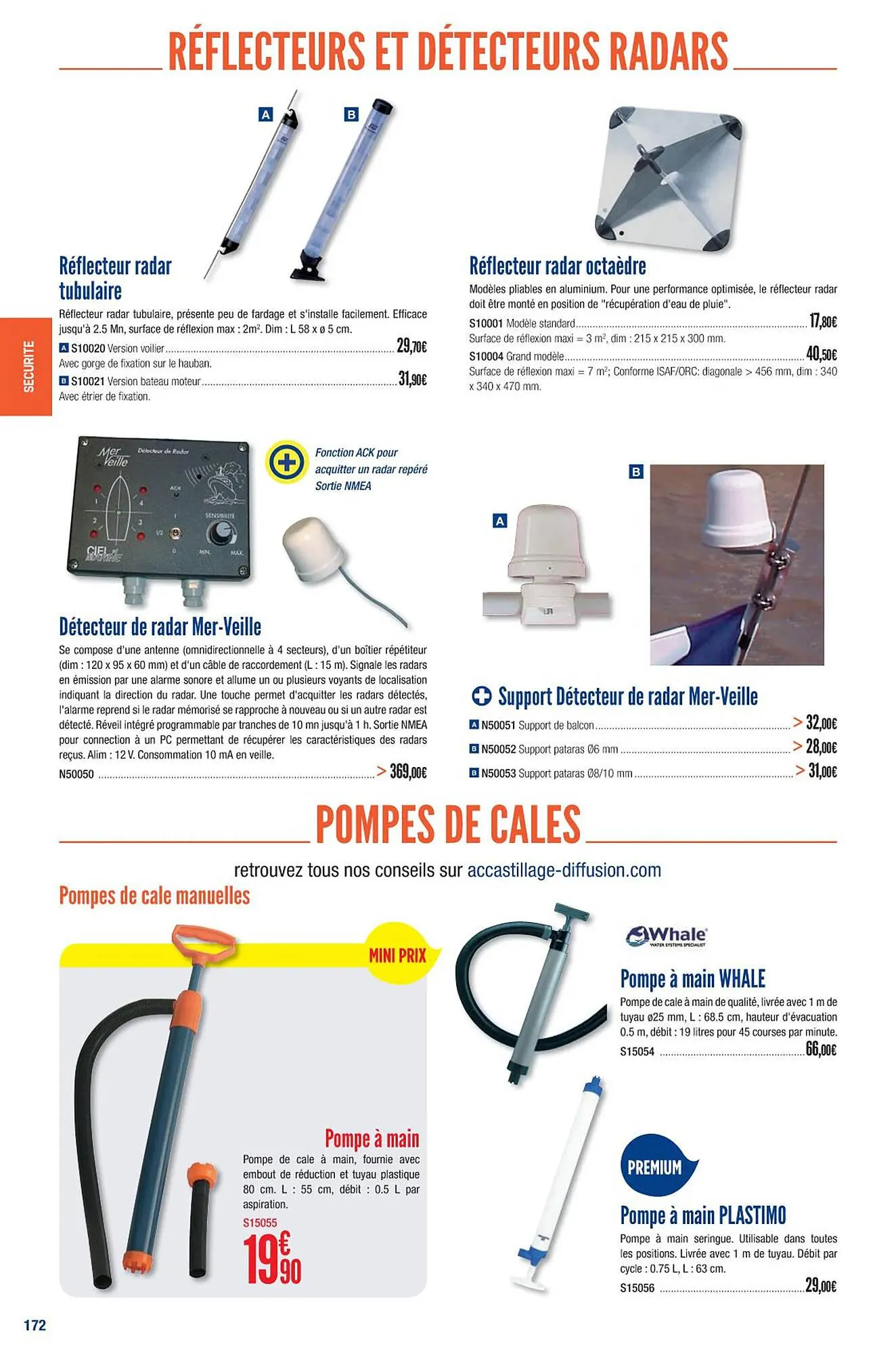 Catalogue Accastillage Diffusion du 1 mars au 31 décembre 2023 - Catalogue page 174