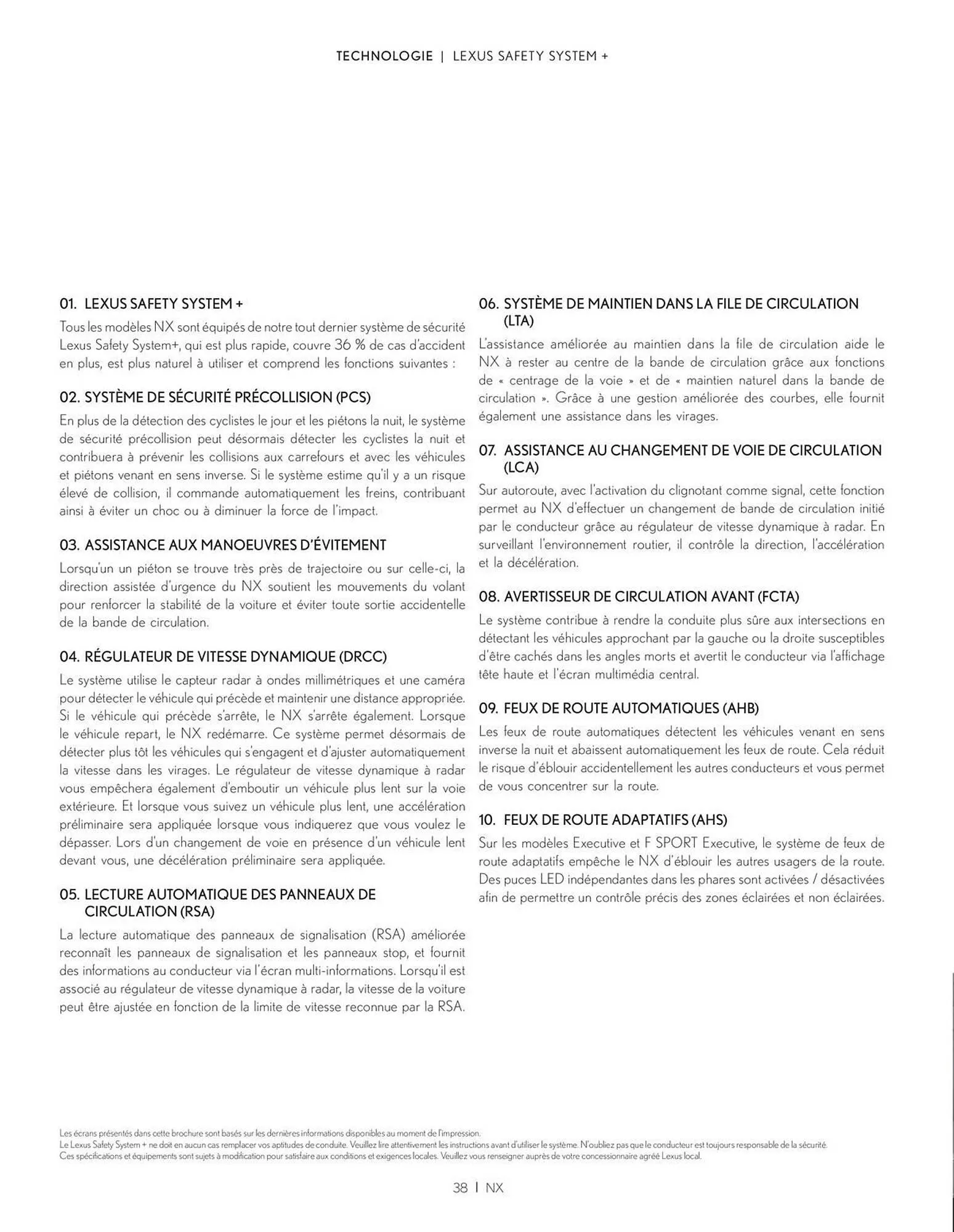 Catalogue Lexus du 27 mars au 27 mars 2026 - Catalogue page 38