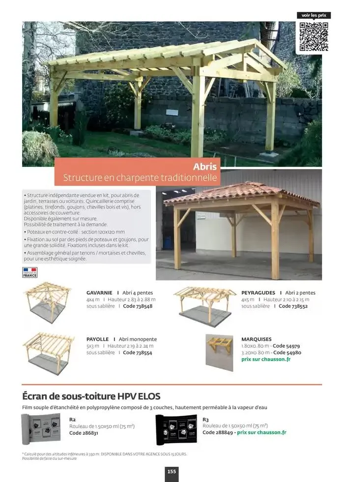 Aménagez votre extérieur SAISON 2025 du 1 janvier au 31 décembre 2025 - Catalogue page 157