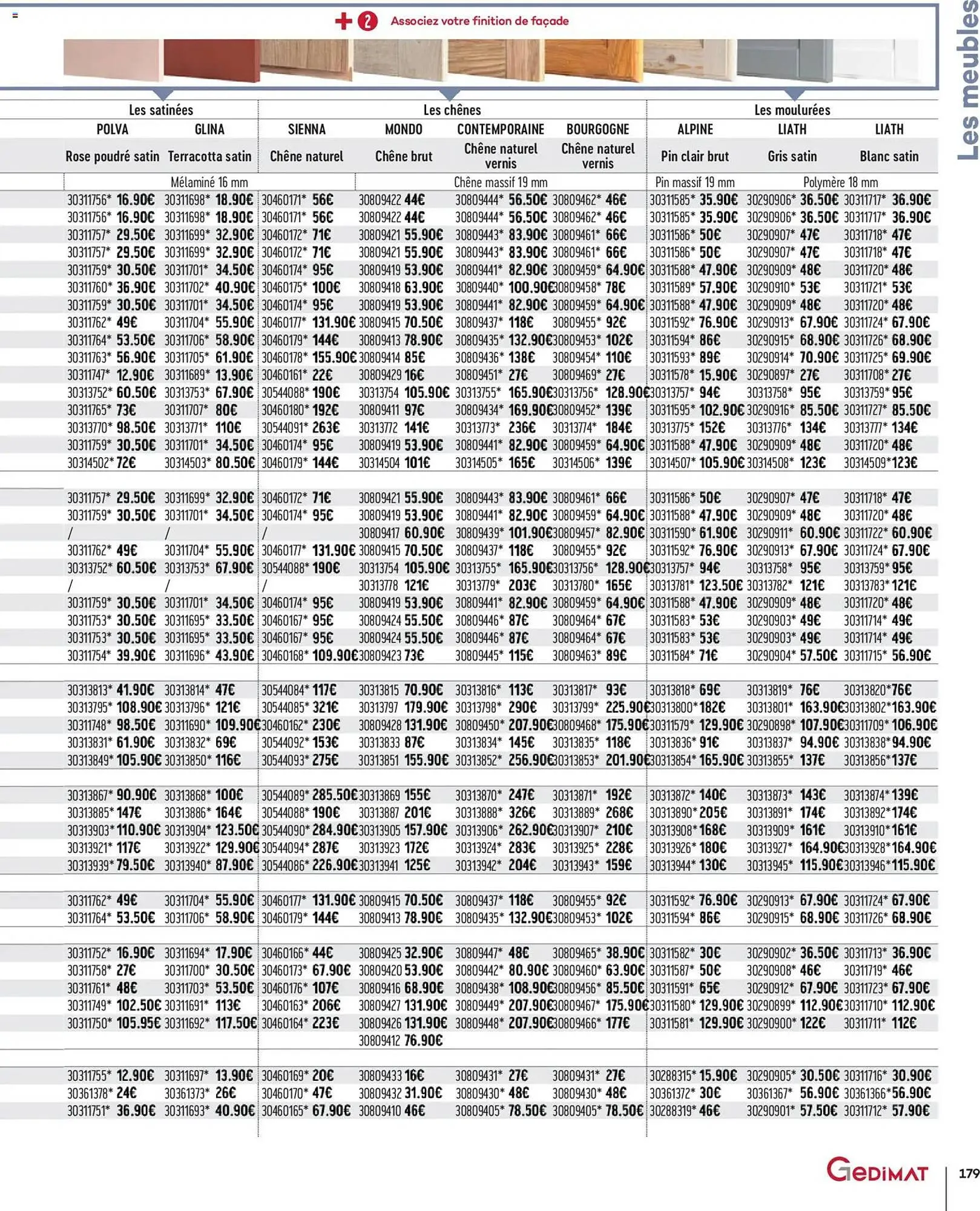 Catalogue Gedimat du 1 avril au 30 avril 2026 - Catalogue page 179