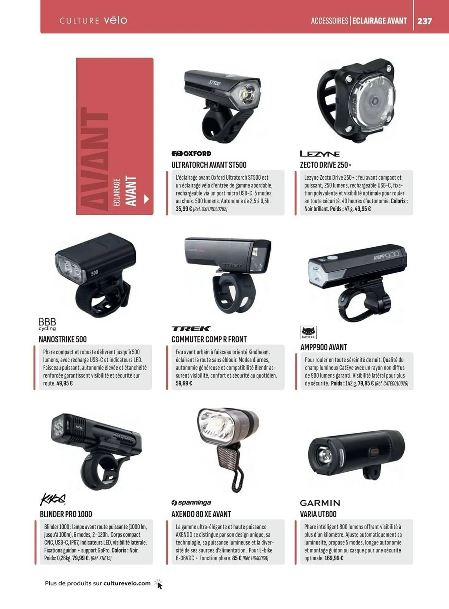 Catalogue Culture Vélo du 19 décembre au 31 décembre 2026 - Catalogue page 237