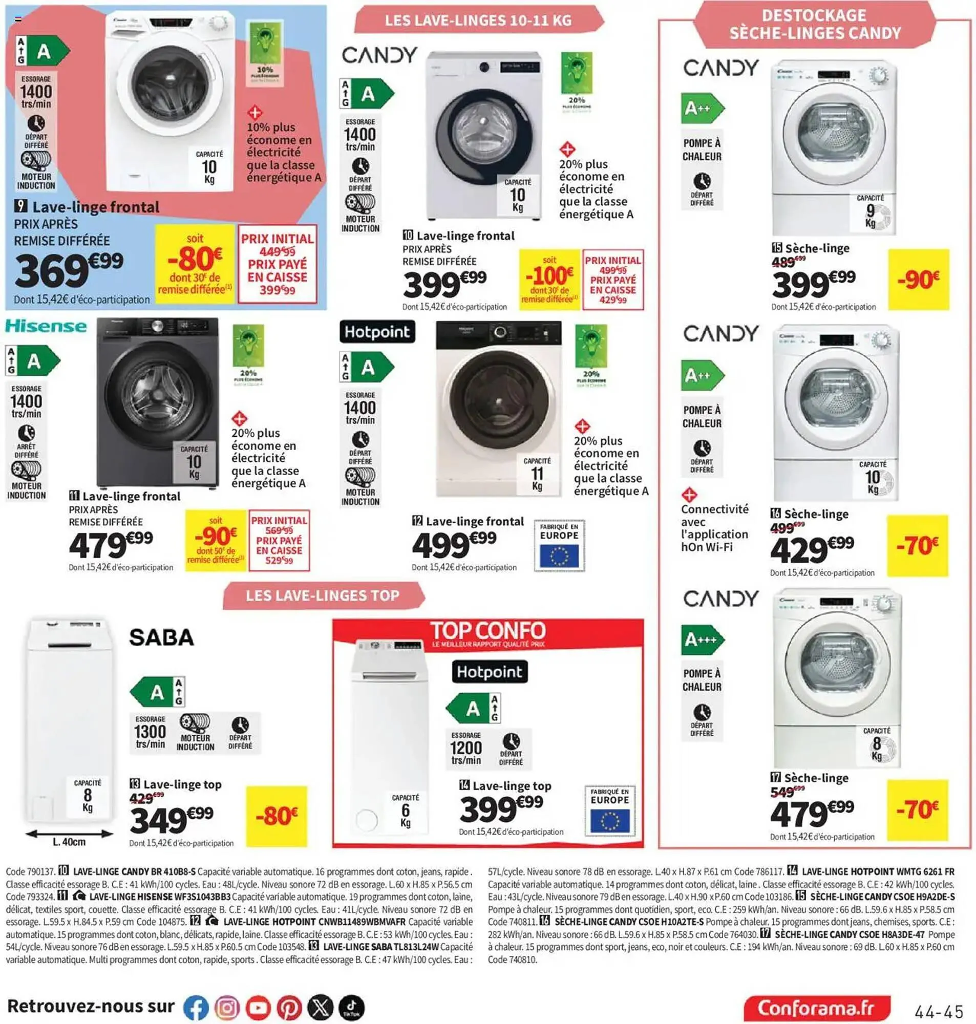 Catalogue Conforama du 10 juin au 7 juillet 2025 - Catalogue page 45