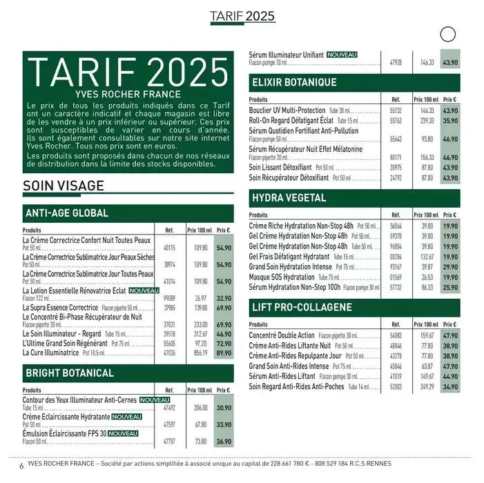 LIVRE VERT DE LA BEAUTÉ 2025 du 23 avril au 31 décembre 2025 - Catalogue page 6