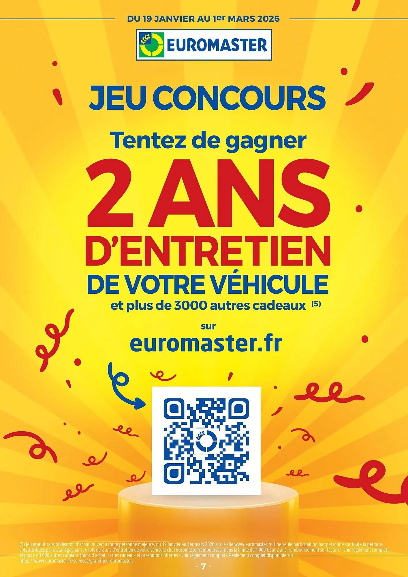 Catalogue Euromaster du 9 février au 22 février 2026 - Catalogue page 7