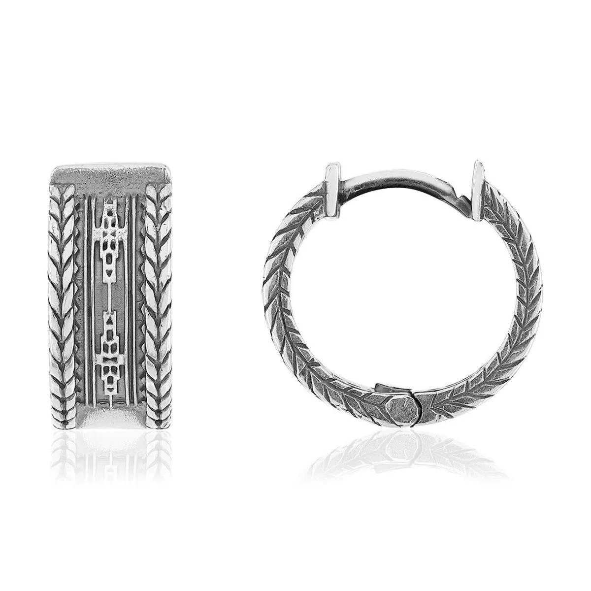 Créole à l'unité argent 925