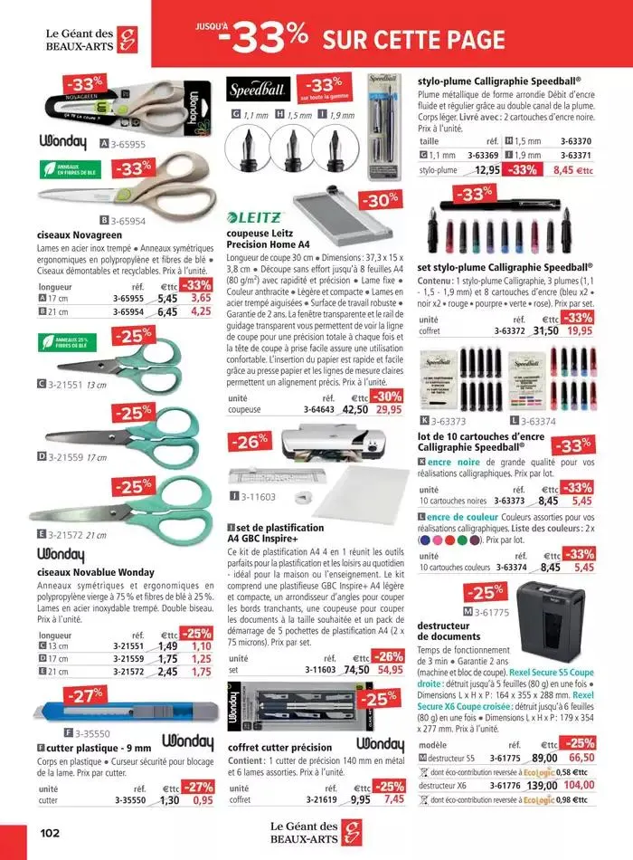 Offres Géantes jusqu'à -50% du 30 janvier au 19 mars 2025 - Catalogue page 102