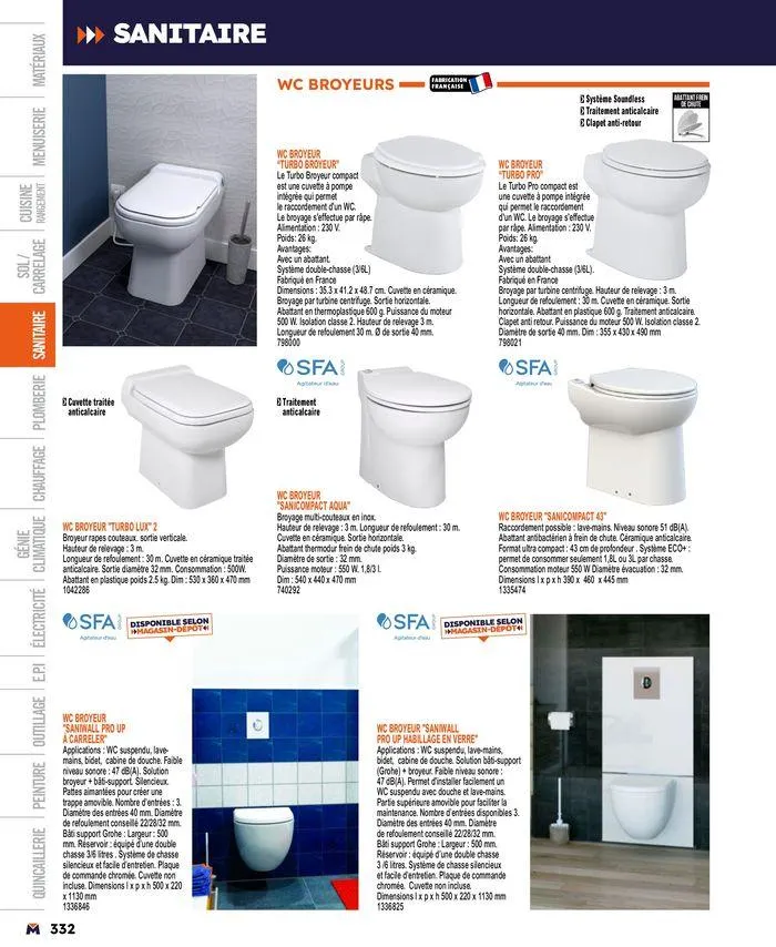 Guide produits 2024 du 15 mars au 31 décembre 2024 - Catalogue page 332