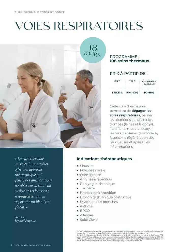 Brochure établissement Vernet-les-Bains 2025 du 7 avril au 15 novembre 2025 - Catalogue page 6