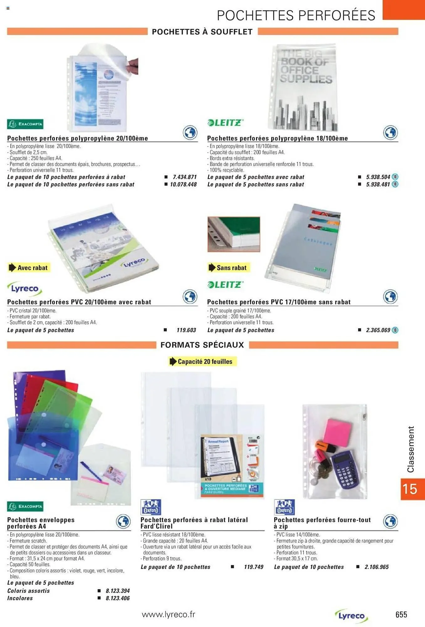 Catalogue Lyreco du 15 mai au 31 décembre 2023 - Catalogue page 655