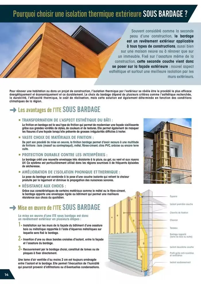 Guide Isolation Thermique par l'Extérieur du 18 février au 31 décembre 2025 - Catalogue page 14