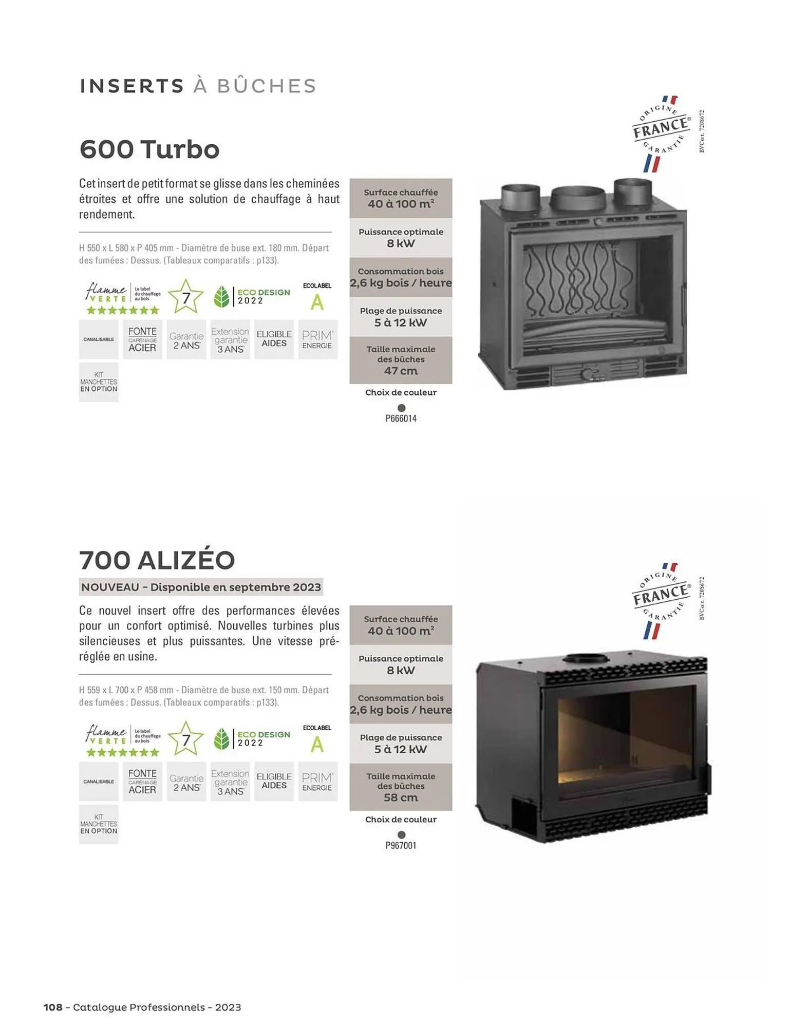 Catalogue Invicta du 31 août au 31 décembre 2023 - Catalogue page 108