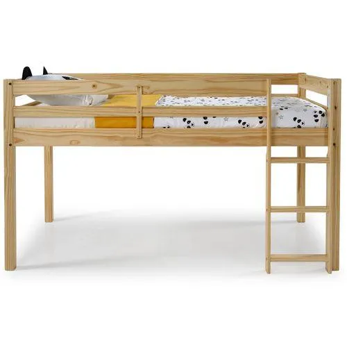 Lit mi haut 90x190 cm BLOOM Naturel