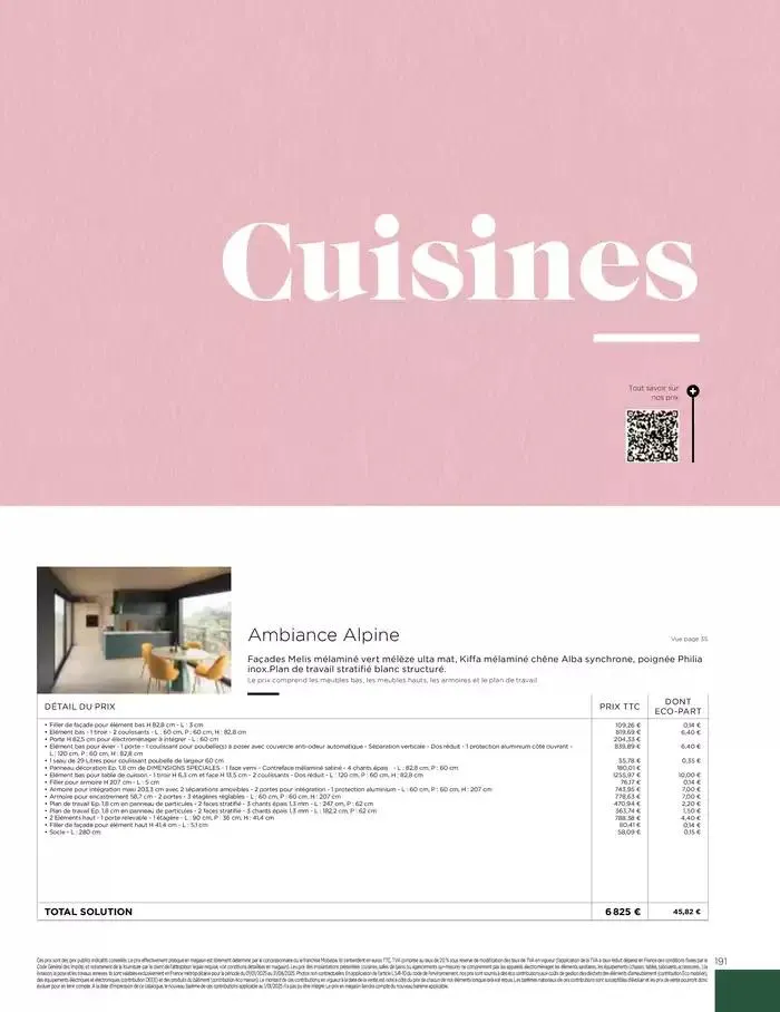 Cuisines & aménagements sur-mesure du 6 mars au 31 décembre 2025 - Catalogue page 193