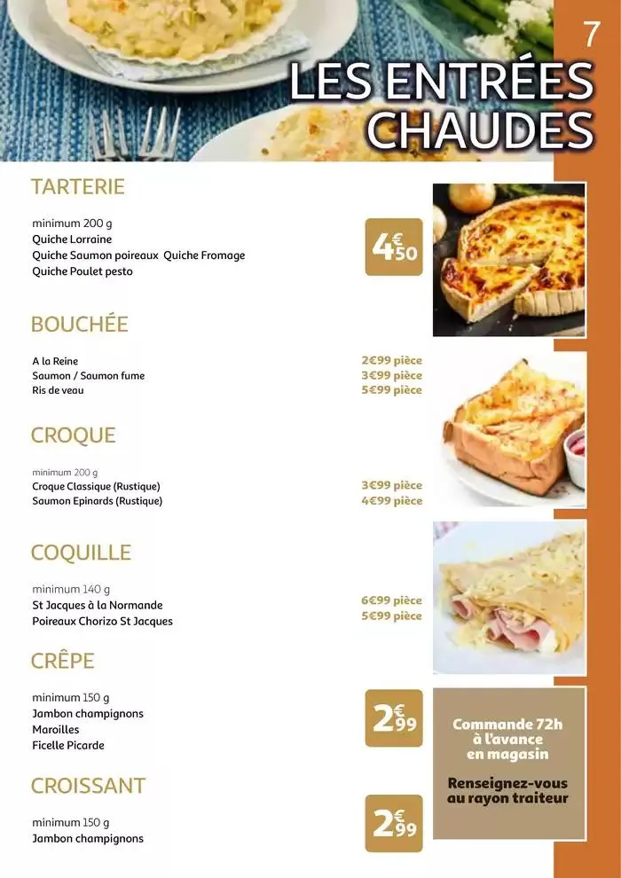 Auchan : Le traiteur d'ENGLOS du 9 avril au 31 août 2025 - Catalogue page 7