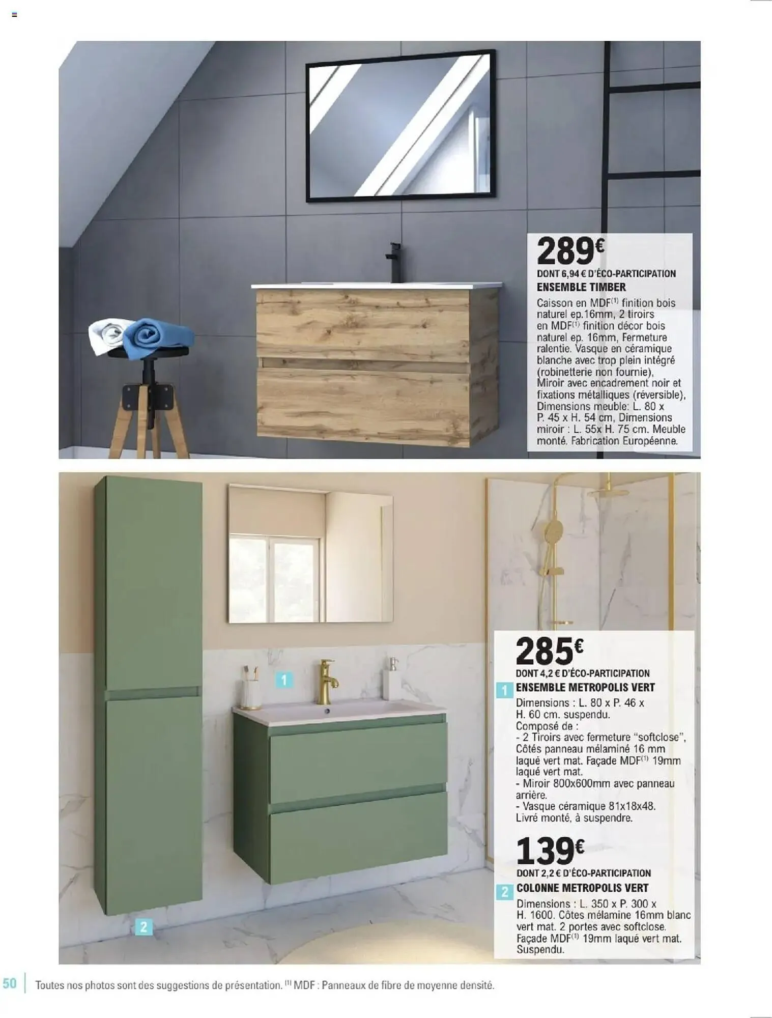 Catalogue E.Leclerc Brico du 7 janvier au 31 décembre 2025 - Catalogue page 50