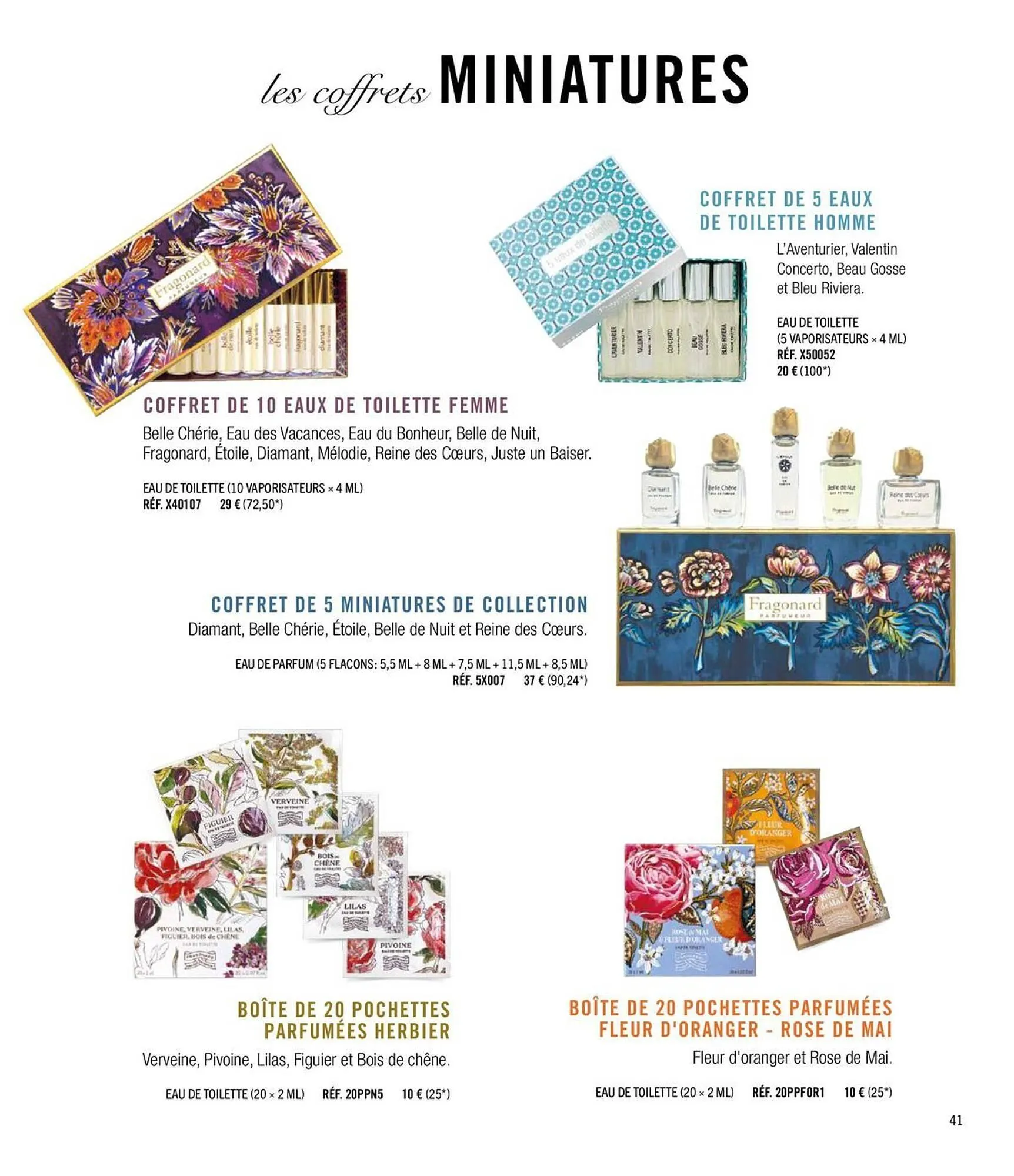 Catalogue Fragonard du 1 avril au 31 décembre 2026 - Catalogue page 41