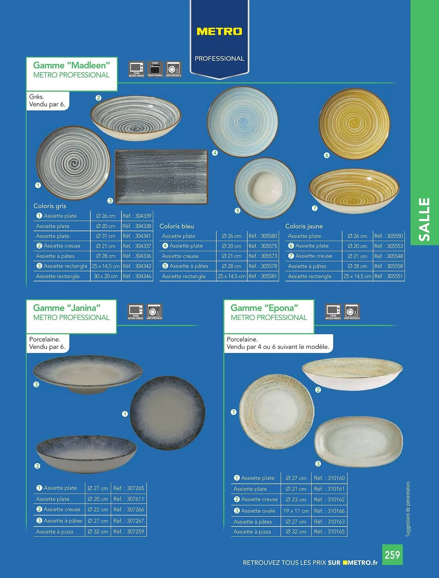 Catalogue METRO du 1 janvier au 31 décembre 2026 - Catalogue page 259