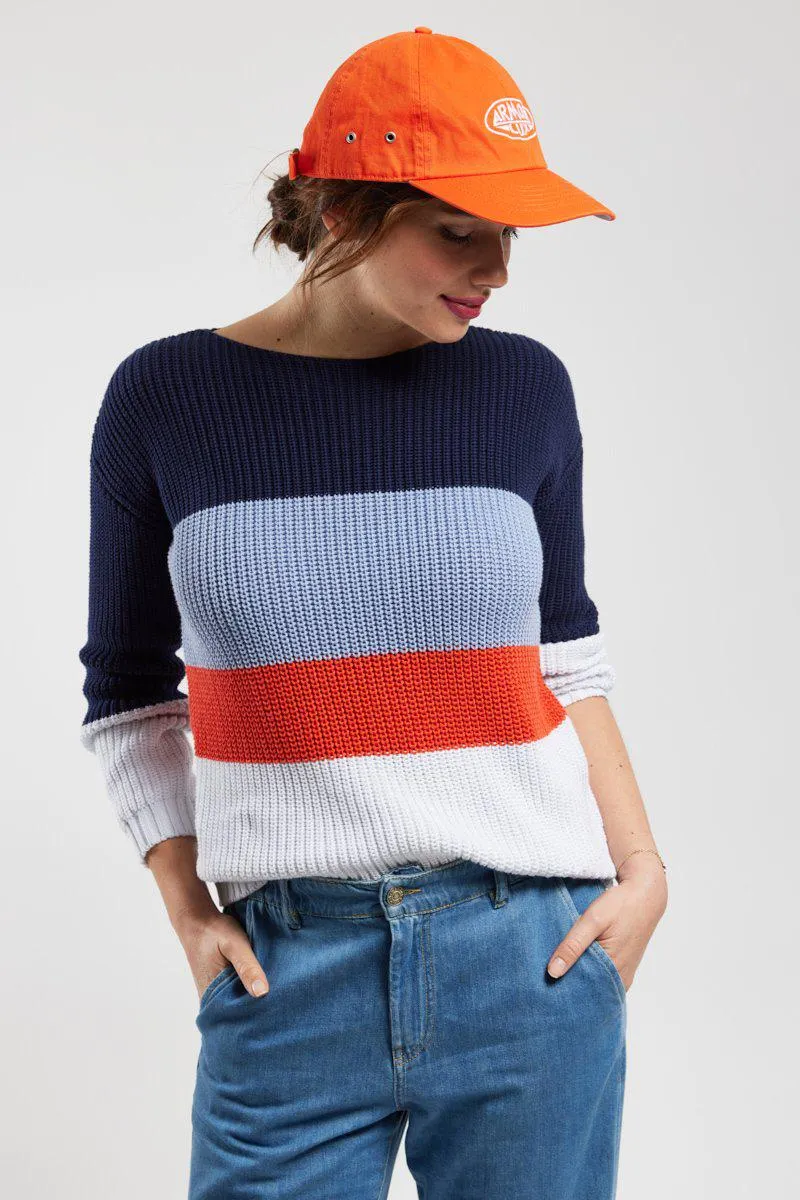 Pull maille perlée - coton