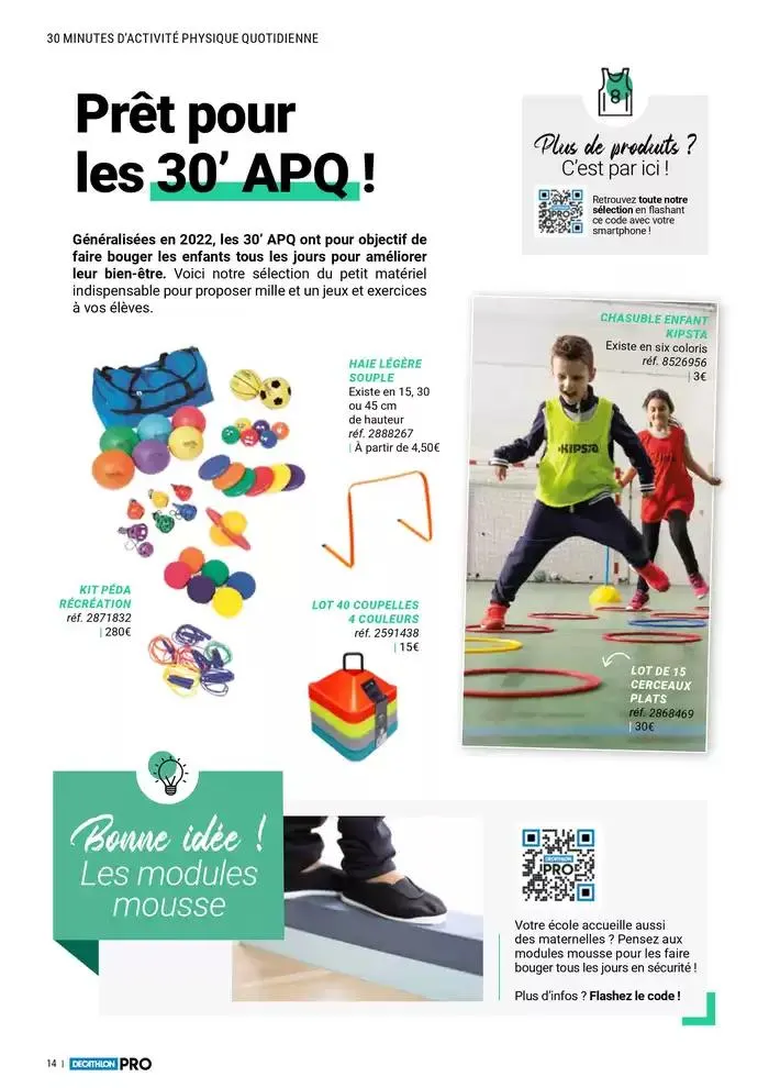 LE GUIDE DU SPORT AU PRIMAIRE du 8 avril au 30 avril 2025 - Catalogue page 14