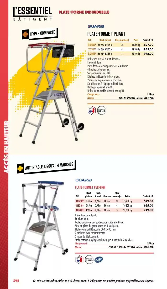 Essentiel Batiment 2025 du 3 janvier au 31 décembre 2025 - Catalogue page 250