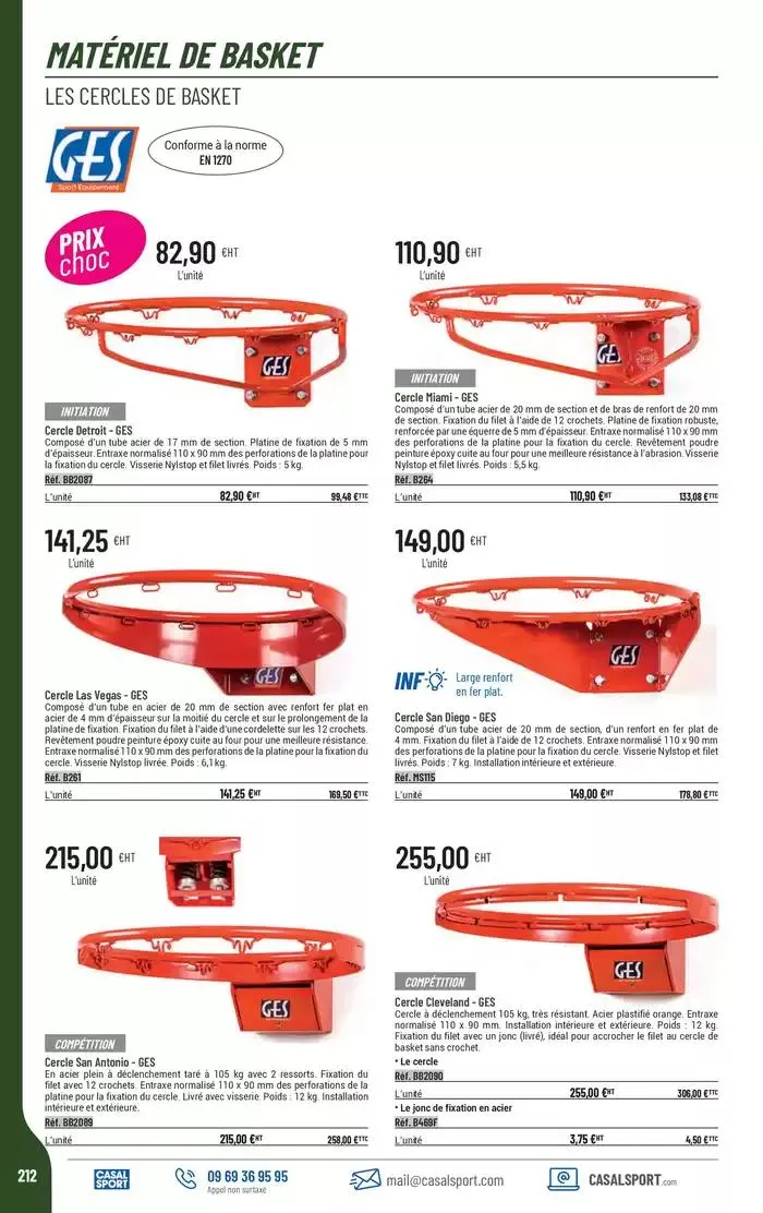 ÉQUIPEMENT SPORTIF du 6 mars au 31 décembre 2025 - Catalogue page 184