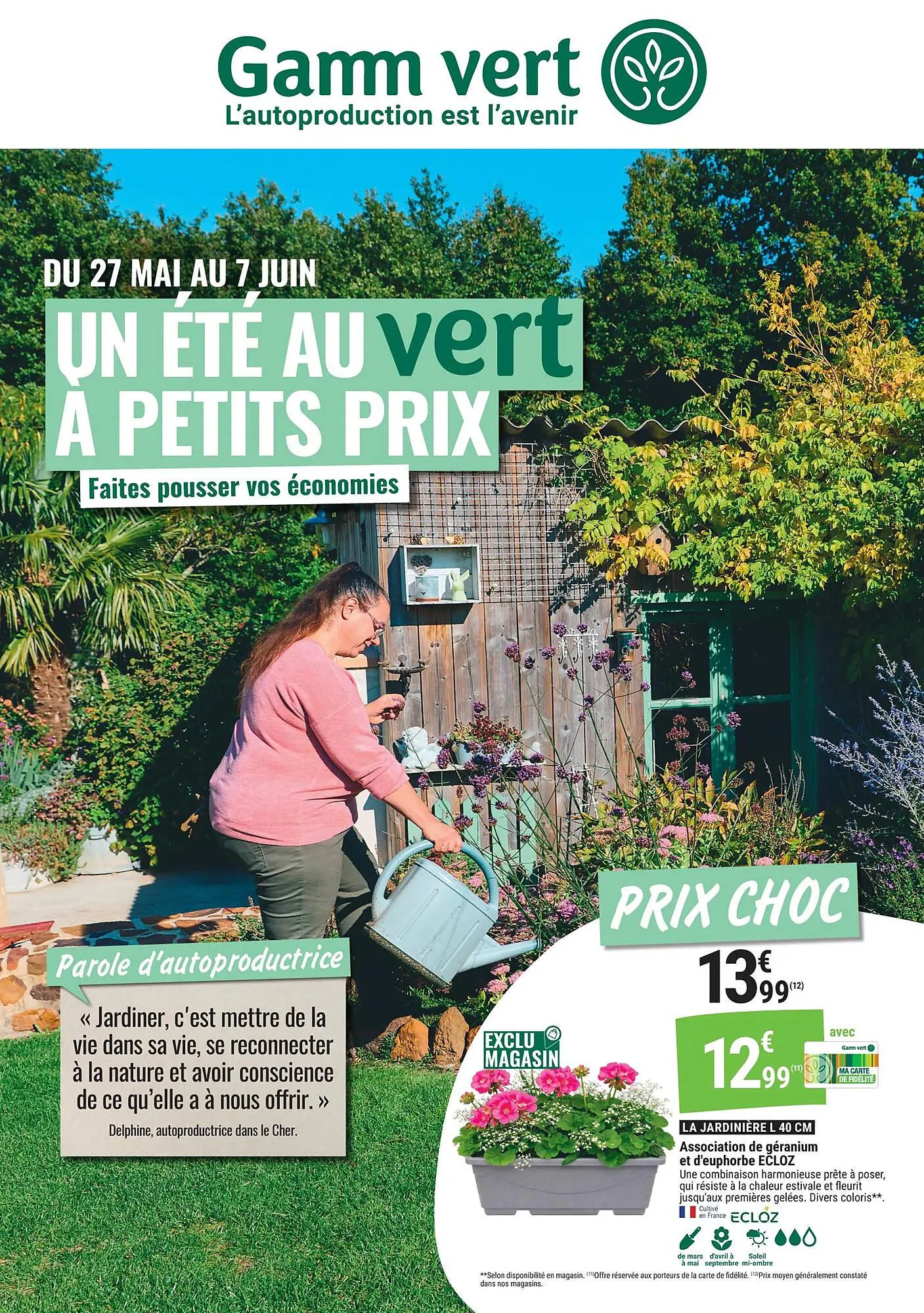 Catalogue Gamm vert du 27 mai au 7 juin 2026 - Catalogue page 1