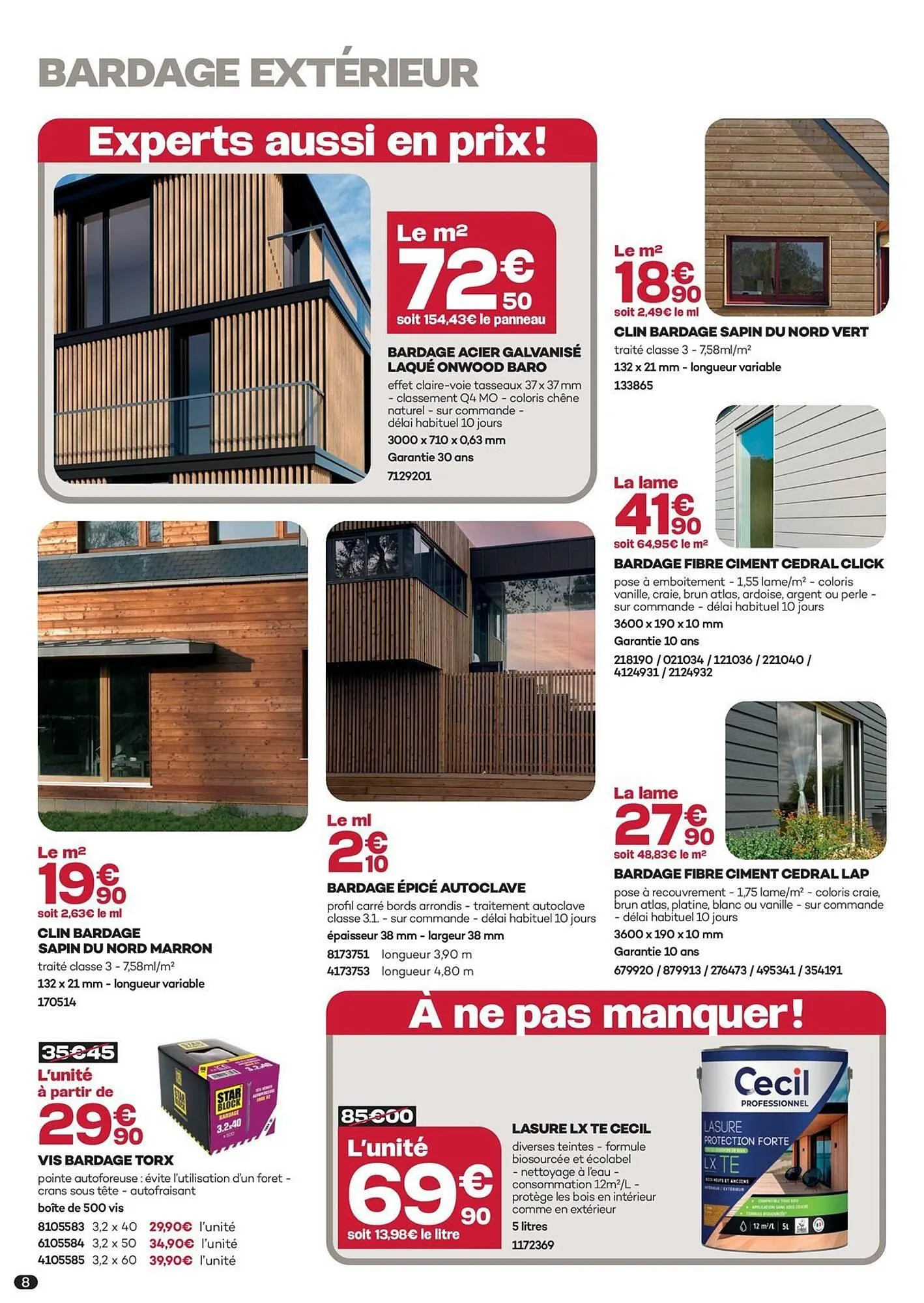Catalogue Gedimat du 2 mars au 4 avril 2026 - Catalogue page 8