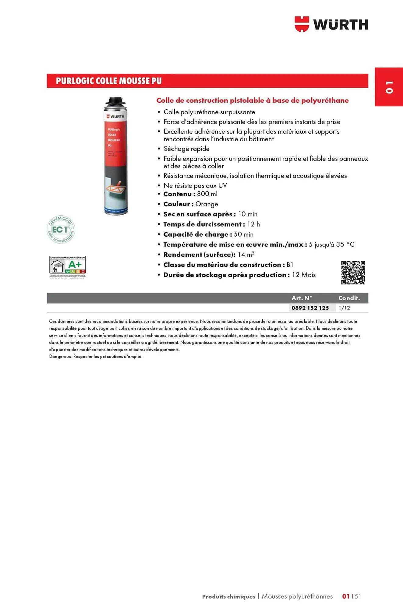 Catalogue Würth du 12 mai au 31 décembre 2025 - Catalogue page 59