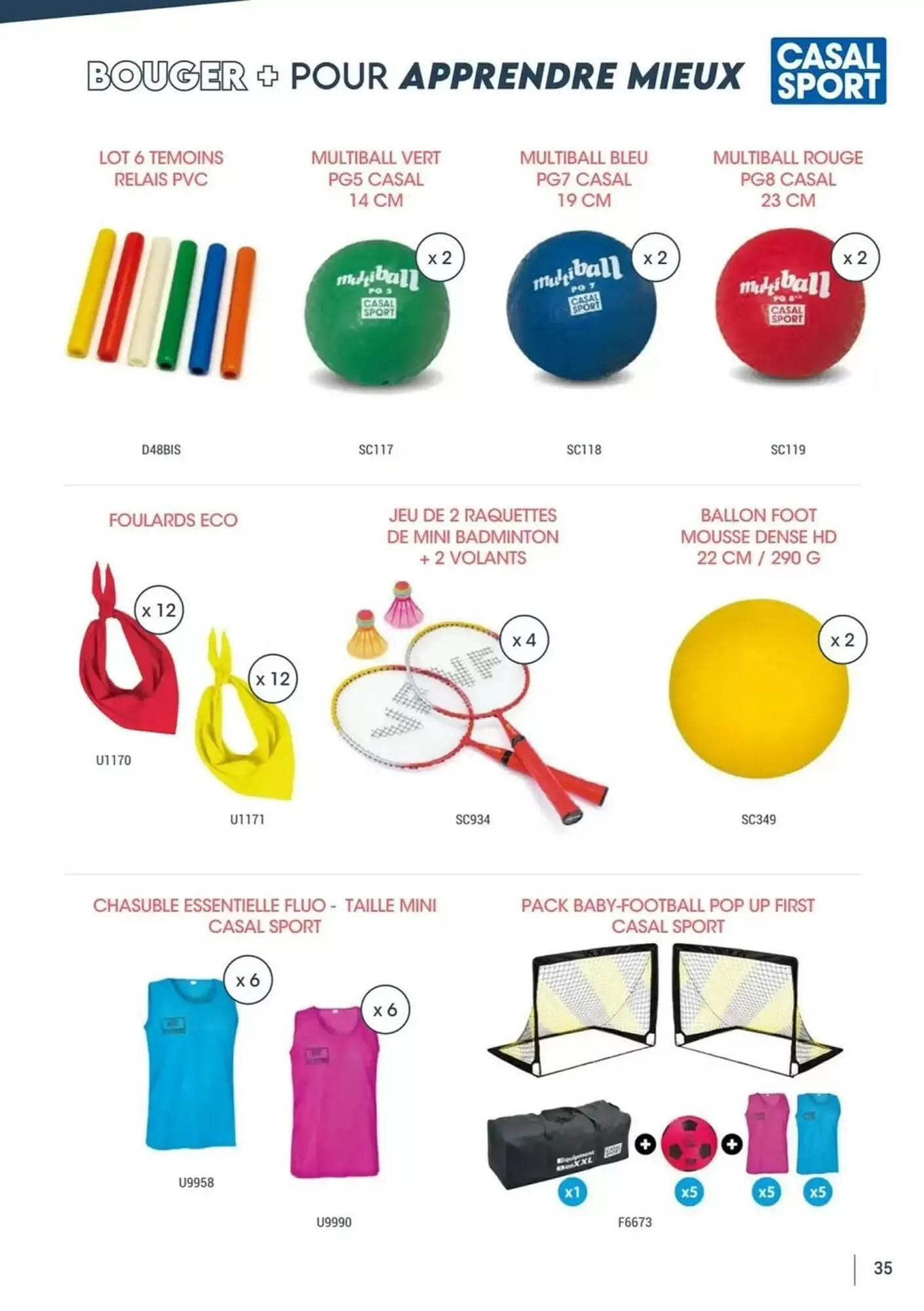 Catalogue Casal Sport du 15 avril au 31 mai 2026 - Catalogue page 35