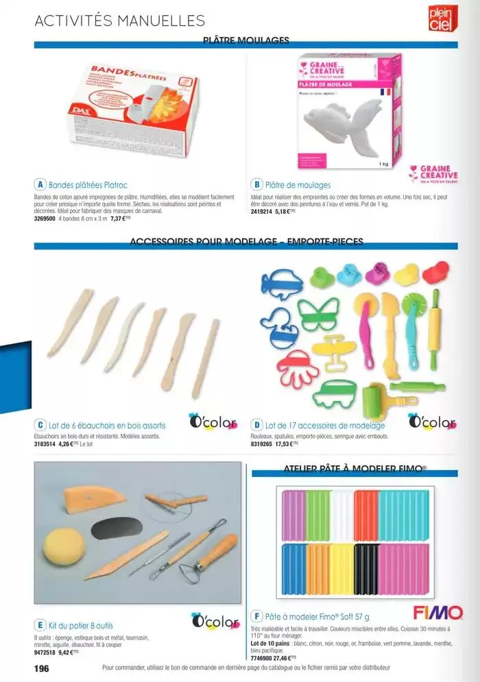 Écoles et loisirs 2025 du 1 janvier au 31 décembre 2025 - Catalogue page 196