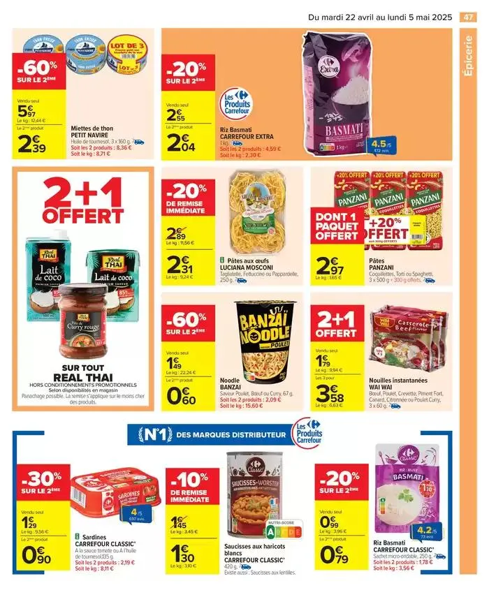 -50% SUR LE 2ÈME SUR TOUT JOKER du 22 avril au 5 mai 2025 - Catalogue page 51