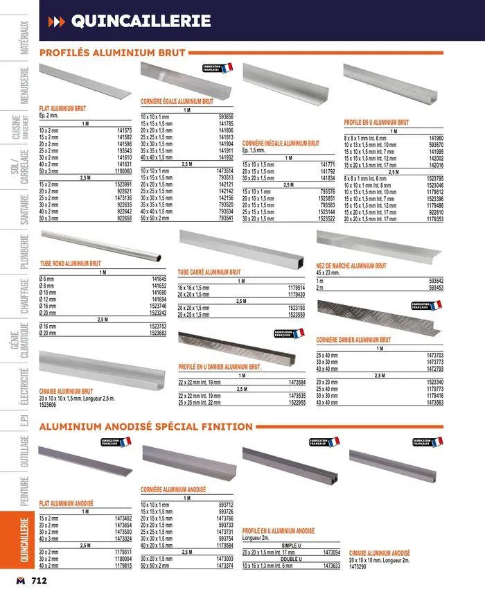 Guide produits 2024 du 15 mars au 31 décembre 2024 - Catalogue page 712