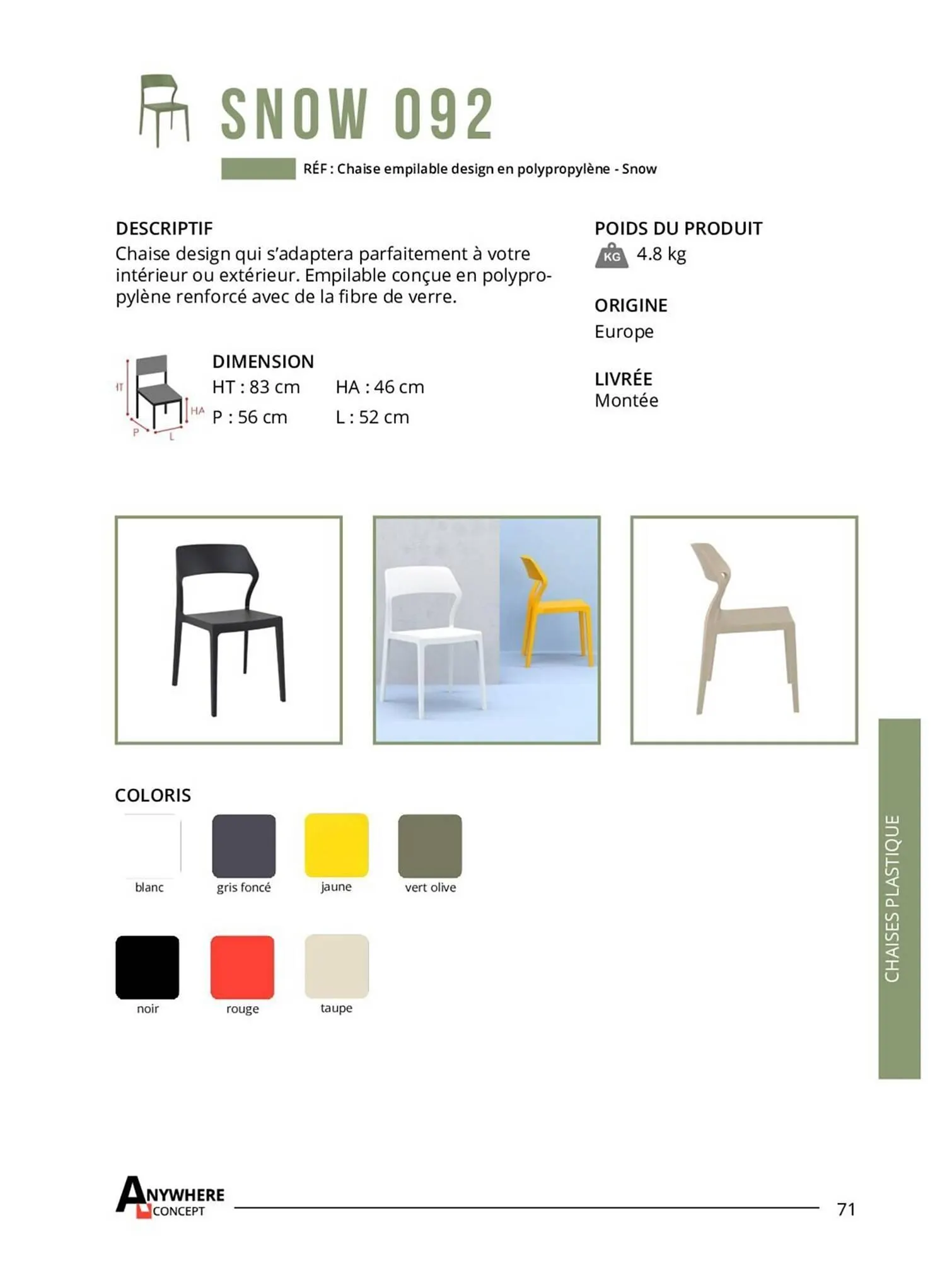 Catalogue 4 Pieds du 26 avril au 31 décembre 2023 - Catalogue page 71