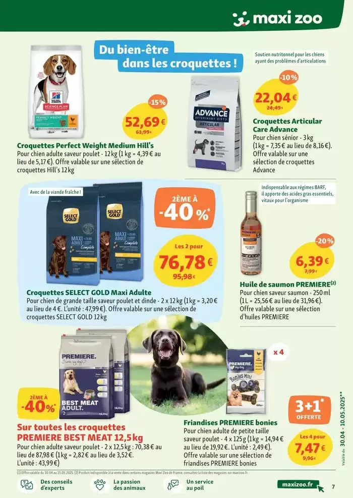 Maxi Zoo, tout pour vos animaux - Nouveau magasin près de chez vous du 30 avril au 10 mai 2025 - Catalogue page 7