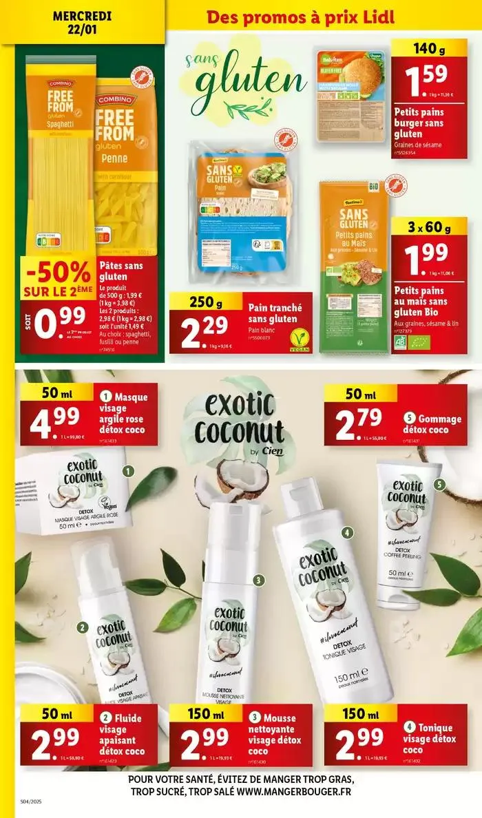 Lidl vous invite à un voyage culinaire en Asie avec leur gamme Vitasia! du 22 janvier au 28 janvier 2025 - Catalogue page 34