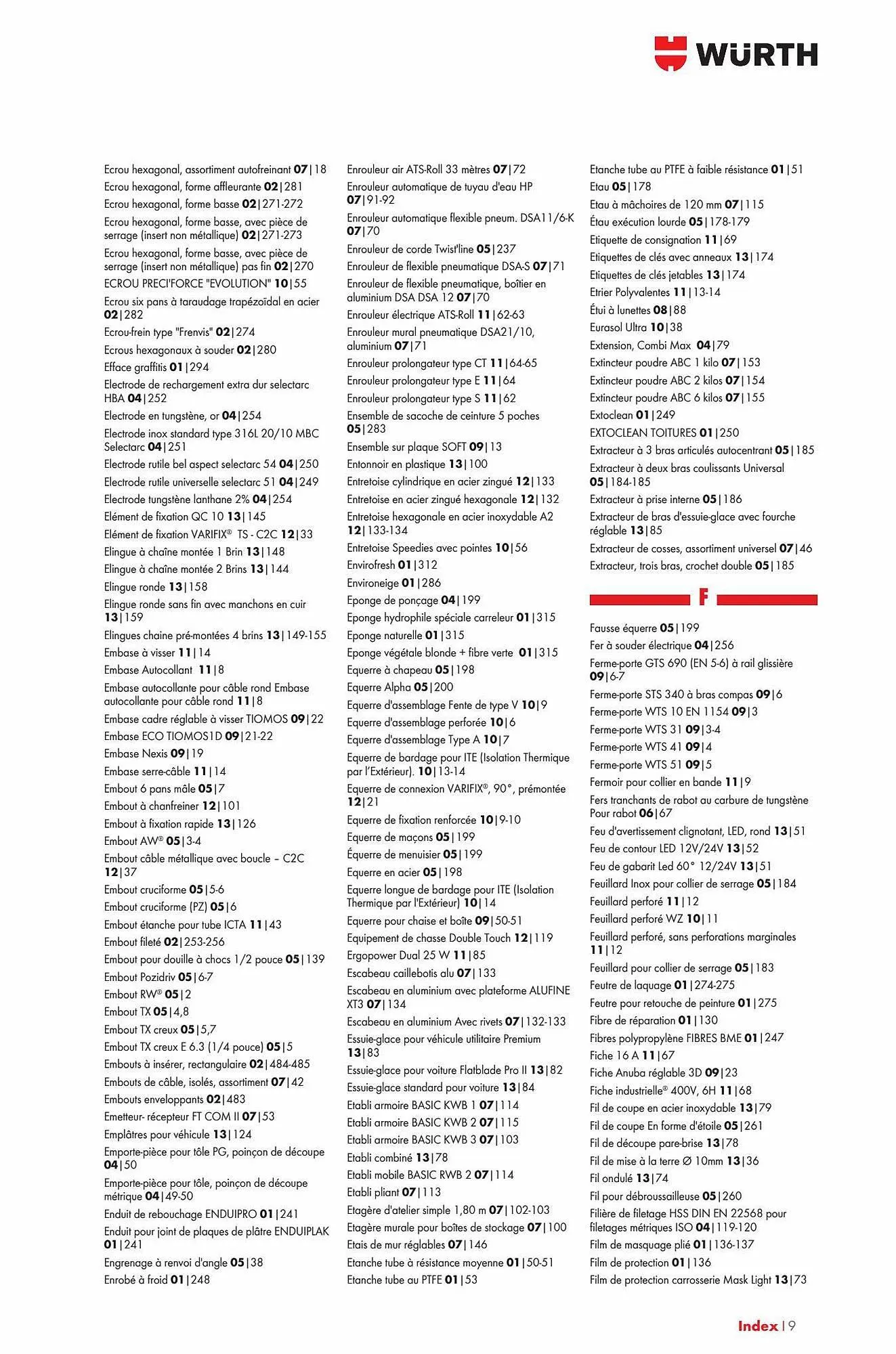 Catalogue Würth du 29 décembre au 31 décembre 2023 - Catalogue page 86