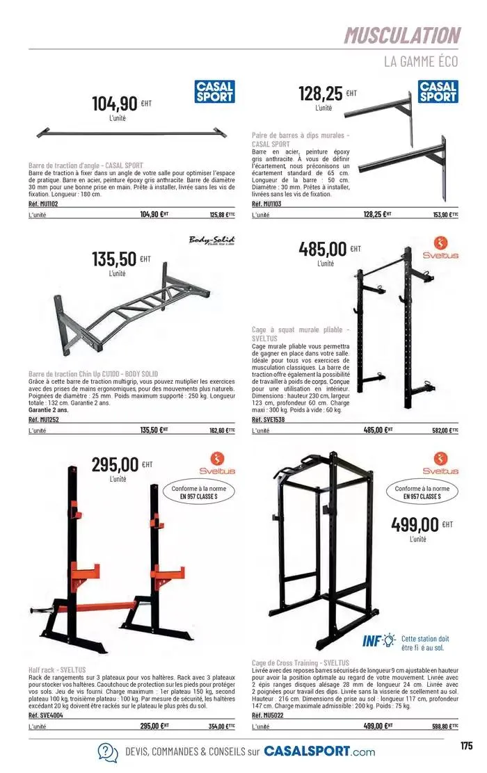 ÉQUIPEMENT SPORTIF du 6 mars au 31 décembre 2025 - Catalogue page 147