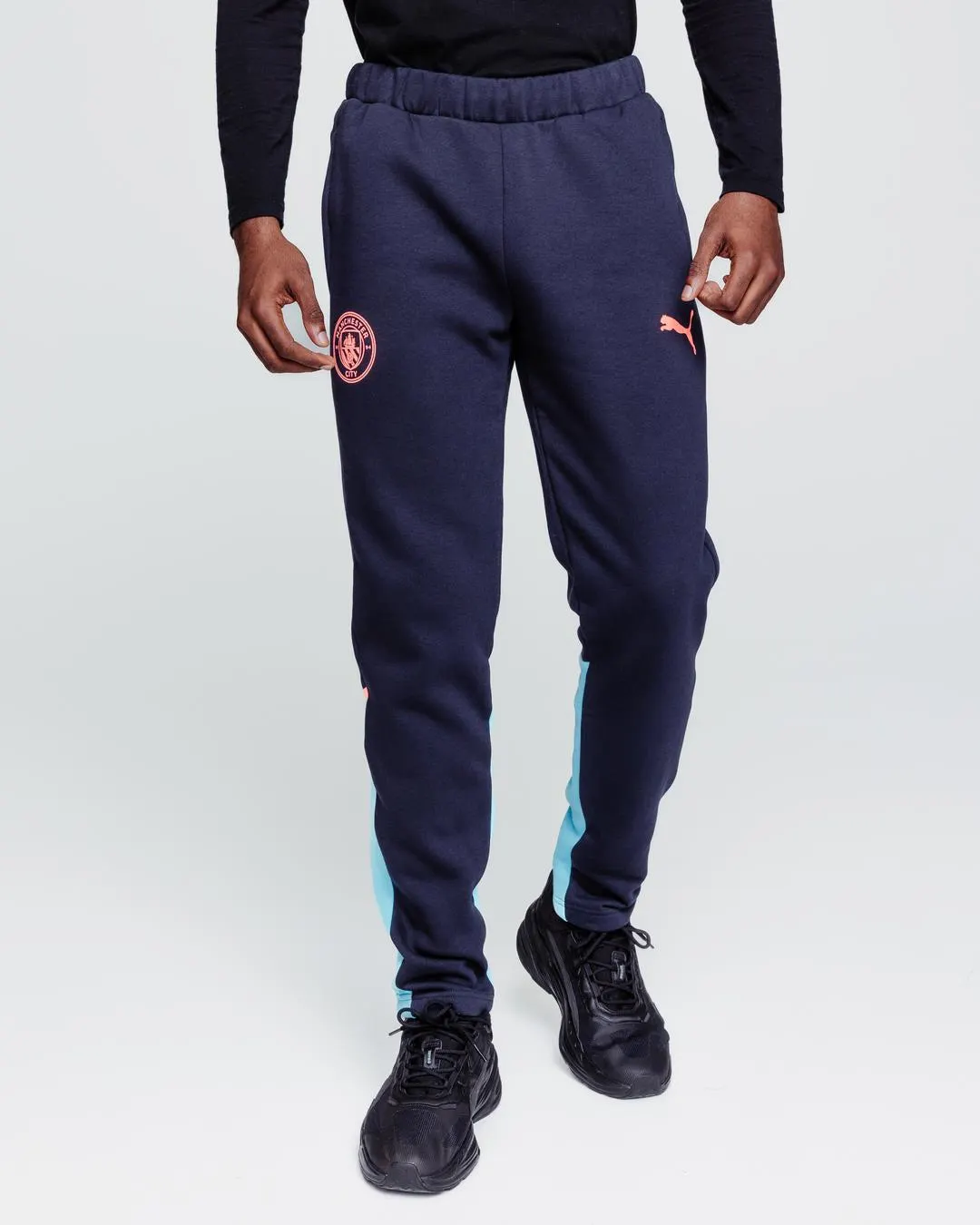 Pantalon d 'entrainement Manchester City 2023/2024 - Noir/Bleu/Rose