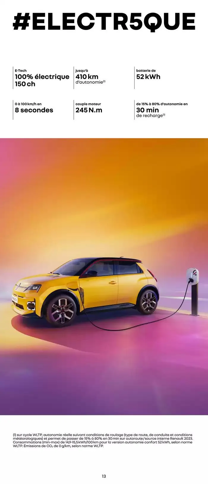 RENAULT 5 E-TECH 100% électrique du 7 janvier au 7 janvier 2026 - Catalogue page 13